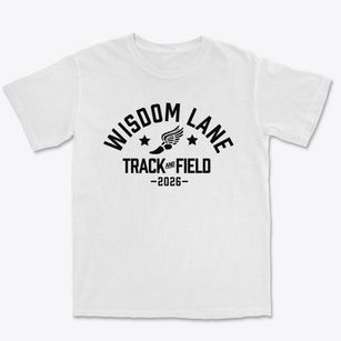 Wisdom Lane Middle School Track and Field Premium Heavyweight T-shirt
