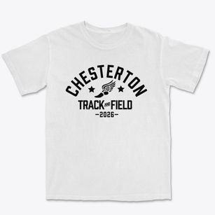 Chesterton Academy Track and Field Premium Heavyweight T-shirt