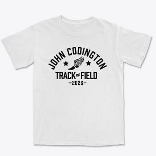 Doctor John Codington Elementary School Track and Field Premium Heavyweight T-shirt