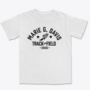 Marie G Davis Ib K-8 School Track and Field Premium Heavyweight T-shirt