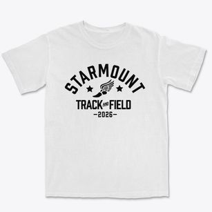 Starmount High School Track and Field Premium Heavyweight T-shirt