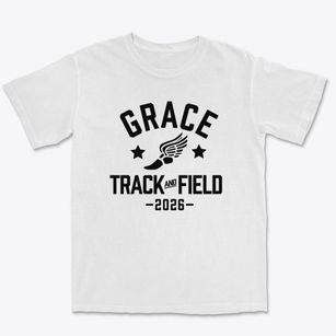 Grace Christian School Track and Field Premium Heavyweight T-shirt