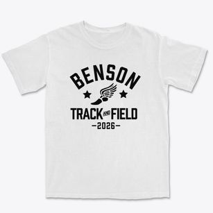 Benson Middle School Track and Field Premium Heavyweight T-shirt