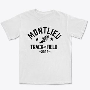 Montlieu Math & Science Academy Track and Field Premium Heavyweight T-shirt