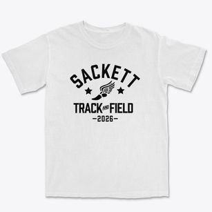 Sackett School Track and Field Premium Heavyweight T-shirt