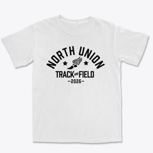 North Union Junior High School Track and Field Premium Heavyweight T-shirt