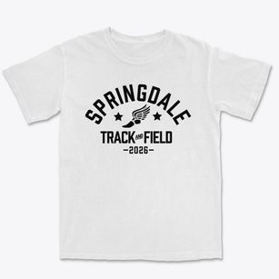 Springdale Elementary School Track and Field Premium Heavyweight T-shirt