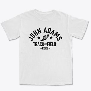 John Adams Elementary School Track and Field Premium Heavyweight T-shirt