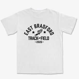 East Bradford Elementary School Track and Field Premium Heavyweight T-shirt