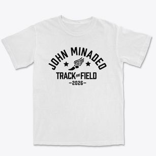 John Minadeo Elementary School Track and Field Premium Heavyweight T-shirt