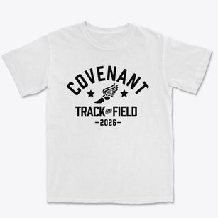 Covenant Christian Academy Track and Field Premium Heavyweight T-shirt