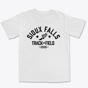 Sioux Falls Seventh Day Adventist School Track and Field Premium Heavyweight T-shirt