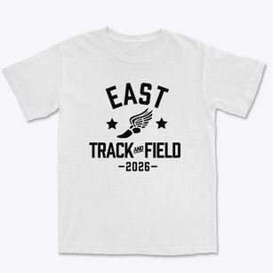 East Elementary School Track and Field Premium Heavyweight T-shirt