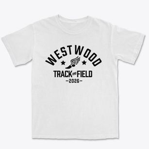 Westwood High School Track and Field Premium Heavyweight T-shirt