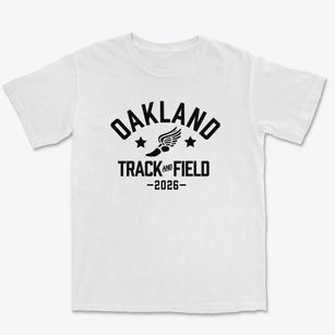 Oakland High School Track and Field Premium Heavyweight T-shirt