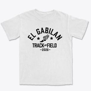 El Gabilan Elementary School Track and Field Premium Heavyweight T-shirt