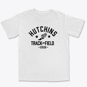 Hutchins Elementary School Track and Field Premium Heavyweight T-shirt
