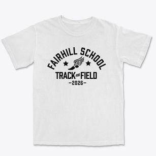 Fairhill School Track and Field Premium Heavyweight T-shirt