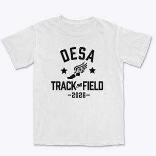Dallas Environmental Science Academy Track and Field Premium Heavyweight T-shirt