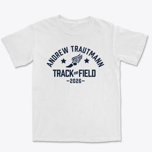 Andrew Trautmann Elementary School Track and Field Premium Heavyweight T-shirt
