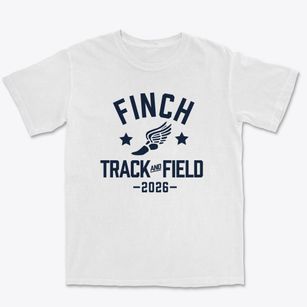Finch Elementary School Track and Field Premium Heavyweight T-shirt