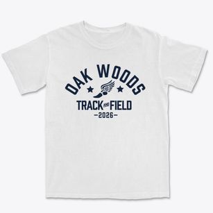 Oak Woods School Track and Field Premium Heavyweight T-shirt