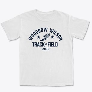 Woodrow Wilson Elementary School Track and Field Premium Heavyweight T-shirt