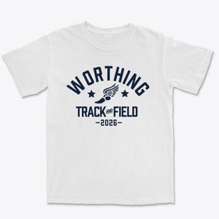 Worthing High School Track and Field Premium Heavyweight T-shirt