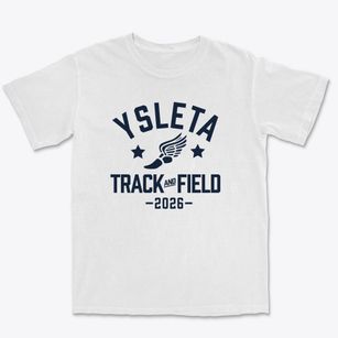Ysleta Pre K Center Track and Field Premium Heavyweight T-shirt