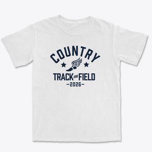 Country High School Track and Field Premium Heavyweight T-shirt