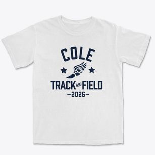 Cole Elementary School Track and Field Premium Heavyweight T-shirt