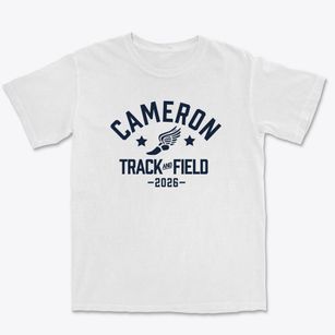 Cameron Elementary School Track and Field Premium Heavyweight T-shirt