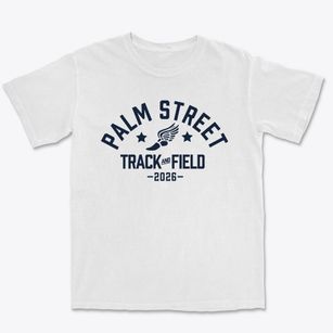 Palm Street Academy Track and Field Premium Heavyweight T-shirt