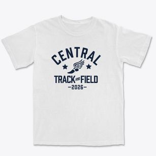 Central Middle School Track and Field Premium Heavyweight T-shirt
