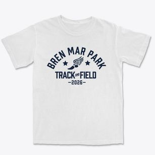 Bren Mar Park Elementary School Track and Field Premium Heavyweight T-shirt