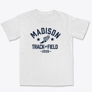 Madison Middle School Track and Field Premium Heavyweight T-shirt