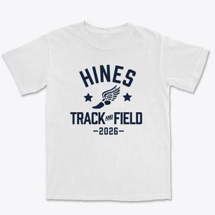 Hines Track and Field Premium Heavyweight T-shirt