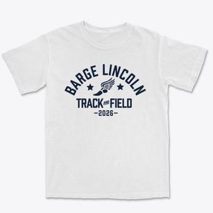 Barge Lincoln Elementary School Track and Field Premium Heavyweight T-shirt