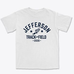 Jefferson Elementary School Track and Field Premium Heavyweight T-shirt