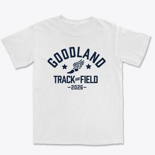Goodland Elementary School Track and Field Premium Heavyweight T-shirt