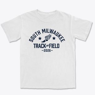 South Milwaukee Middle School Track and Field Premium Heavyweight T-shirt