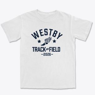 Westby High School Track and Field Premium Heavyweight T-shirt