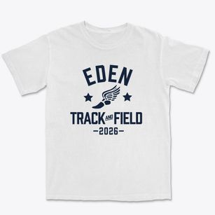 Eden Elementary School Track and Field Premium Heavyweight T-shirt