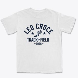 Leo Croce Elementary School Track and Field Premium Heavyweight T-shirt