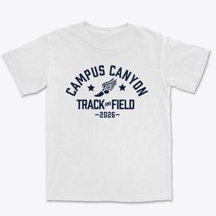 Campus Canyon Elementary School Track and Field Premium Heavyweight T-shirt