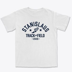 Stanislaus Elementary School Track and Field Premium Heavyweight T-shirt