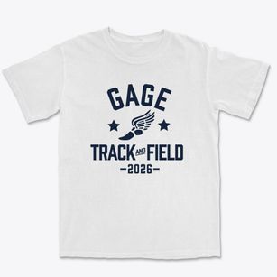 Gage Elementary School Track and Field Premium Heavyweight T-shirt