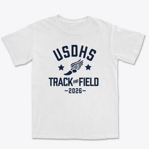 University Of San Diego High School Track and Field Premium Heavyweight T-shirt