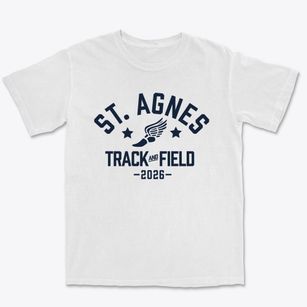 Saint Agnes School Track and Field Premium Heavyweight T-shirt