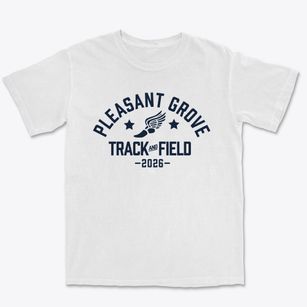 Pleasant Grove Elementary School Track and Field Premium Heavyweight T-shirt
